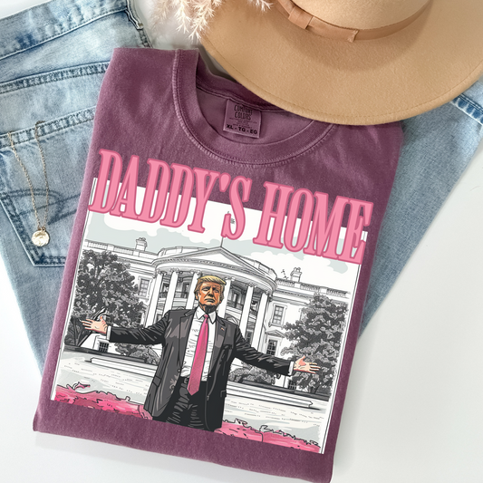Donald Trump Sketch Daddy's Home Comfort Colors