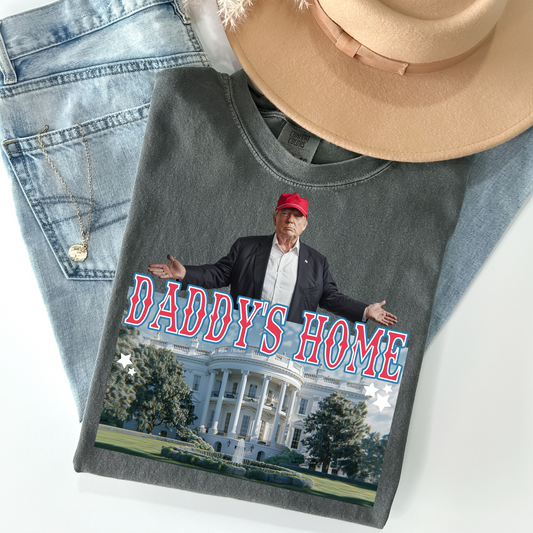 Daddy's Home Red & Blue Donald Trump Comfort Colors